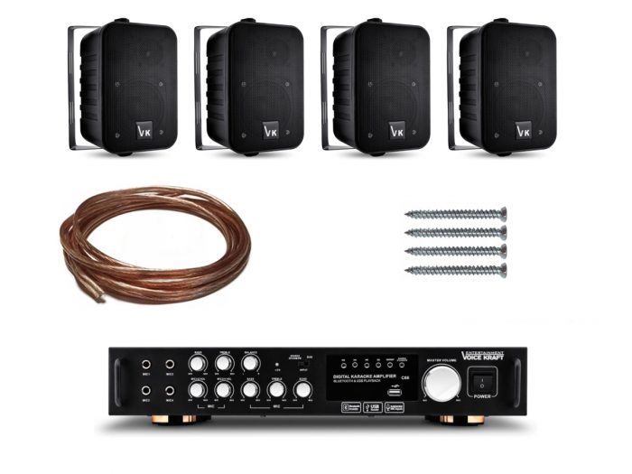 Voicekraft C 66 Bluetooth + 4x VK 1050 – Zestaw nagłośnienia ściennego 8