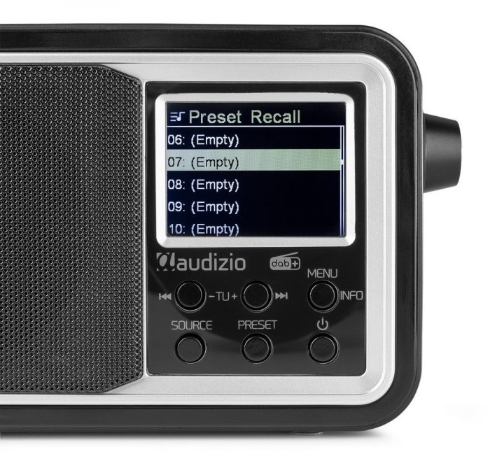 Audizio – Przenośne radio DAB Audizio Parma z Bluetooth i radiem FM – czarne 11
