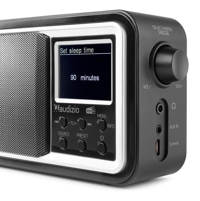 Audizio – Przenośne radio DAB Audizio Parma z Bluetooth i radiem FM – czarne 12
