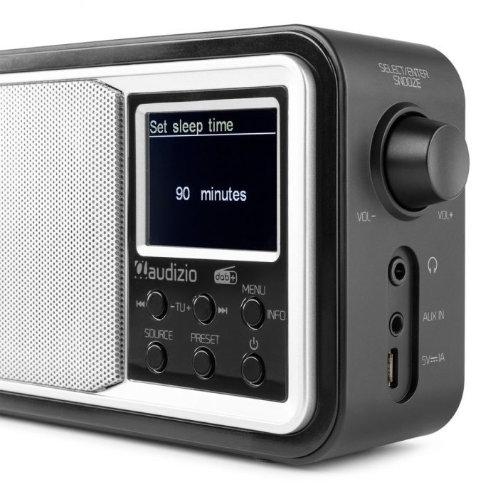 Audizio – Przenośne radio DAB Audizio Parma z Bluetooth i radiem FM – srebrne 12