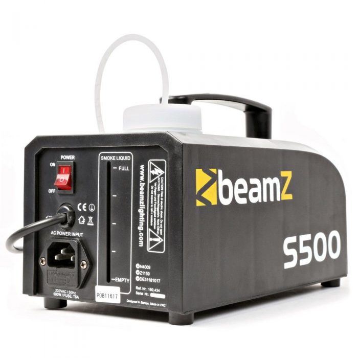 BeamZ – Wytwornica dymu S500 z płynem 500W BeamZ 14