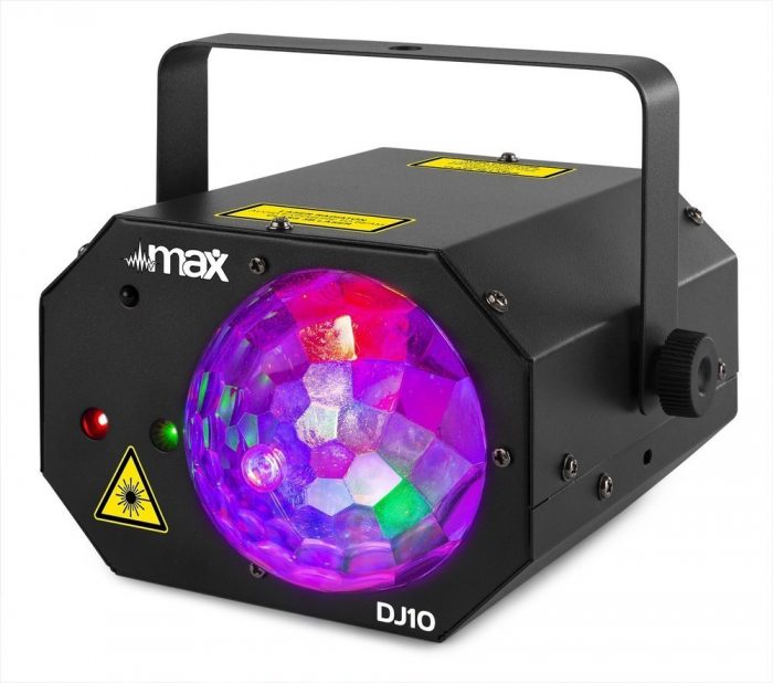 MAX – Efekt świetlny MAX DJ10- Jelly Moon z czerwonym i zielonym laserem 10