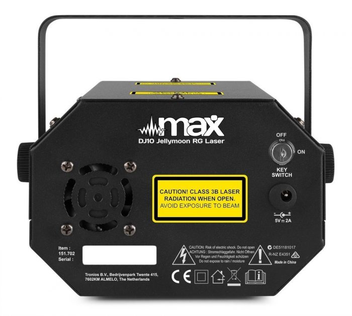 MAX – Efekt świetlny MAX DJ10- Jelly Moon z czerwonym i zielonym laserem 11