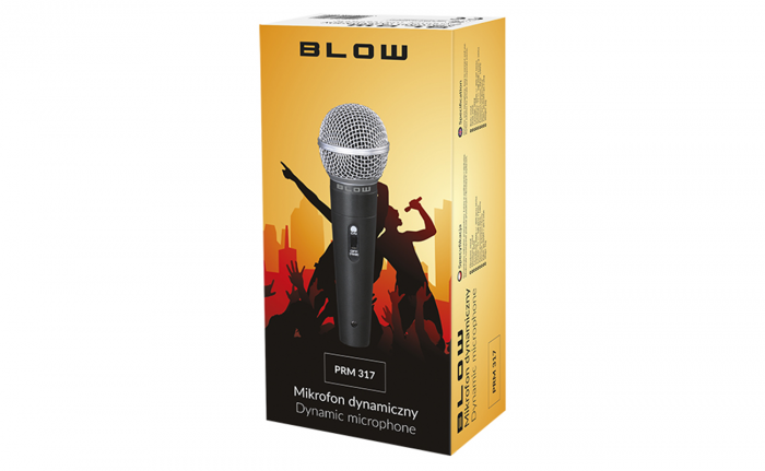 BLOW PRM317 – Mikrofon dynamiczny 10