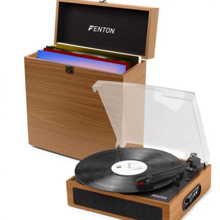 FENTON – Gramofon Fenton RP170L z Bluetooth i etui na płyty – Lightwood 3
