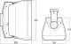 Monacor WALL-05T – Para 2-drożnych kolumn głośnikowych 100V 15