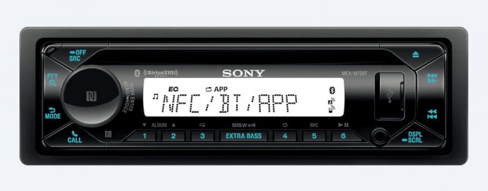 RADIO SAM.SONY MEX-M72BT CD/USB+BT DUAL BLUE MARINE 8