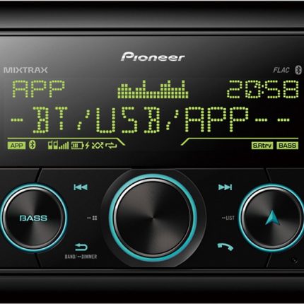 RADIO SAM.PIONEER MVH-S620BT BEZ CD/USB+BT-SPOTIFY+IPHONE+MULTICOLOR  2-DIN