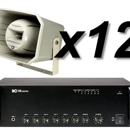 ITC Audio T-710K x12 + T-550 – Nagłośnienie stadionu/orlika