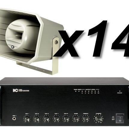ITC Audio T-710K x14 + T-650 – Nagłośnienie stadionu/orlika 2
