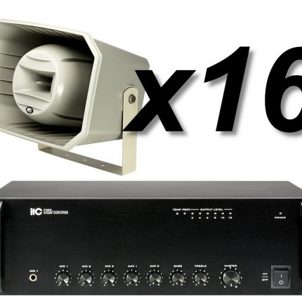 ITC Audio T-710K x16 + T-650 – Nagłośnienie stadionu/orlika 2