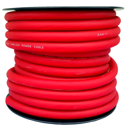 4Connect czerwony kabel zasilający 50 mm2 2