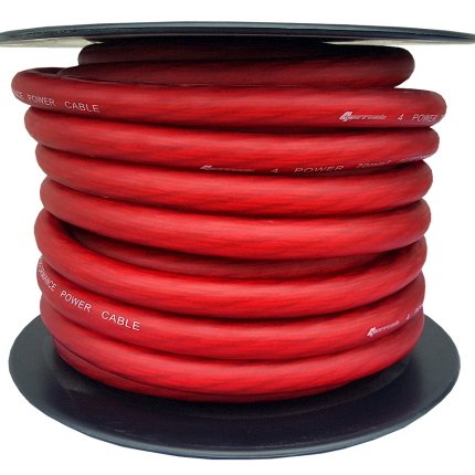 4Connect czerwony kabel zasilający 70 mm2 2