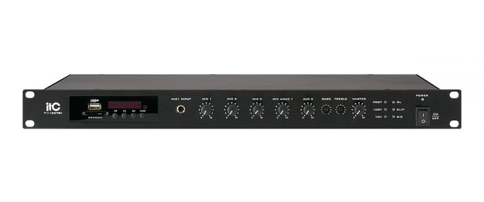 ITC Audio T-120DTB – Centrala nagłośnienia 120W 8