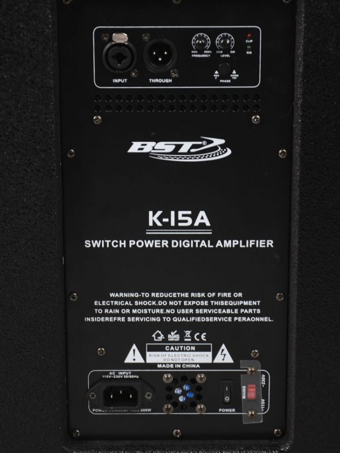 BST – Subwoofer K-15A 800W BST 12