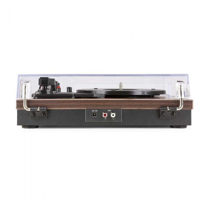 FENTON – Gramofon stereo Fenton RP165D z głośnikami i bluetooth/ Ciemne drewno 13