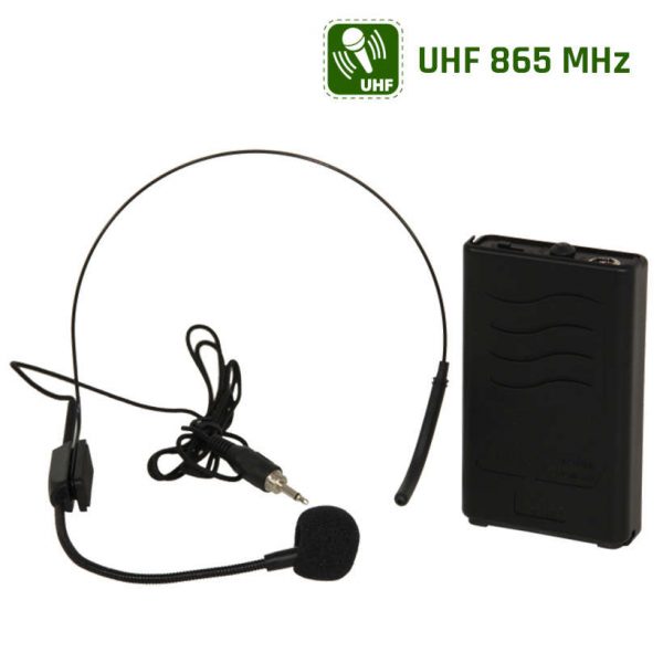 Mikrofon nagłowny pracujący na częstotliwości 865 MHz PORTUHF-HEAD2