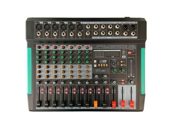 ZZMX8RBT - 8-kanałowy mikser audio  z funkcją nagrywania