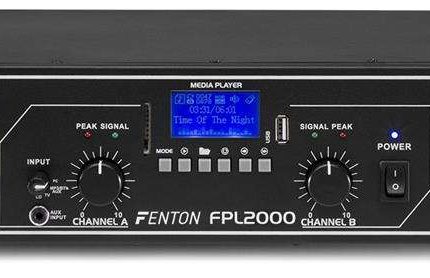 FENTON – Wzmacniacz FPL2000  BT MP3 LED EQ 3