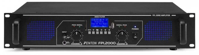 FENTON – Wzmacniacz FPL2000  BT MP3 LED EQ 9