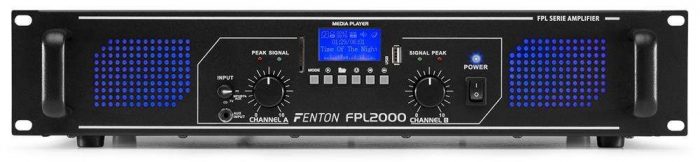 FENTON – Wzmacniacz FPL2000  BT MP3 LED EQ 12