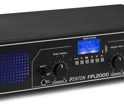 FENTON – Wzmacniacz FPL2000  BT MP3 LED EQ 2