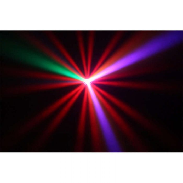 Ibiza Light – Efekt świetlny LED Moonflower RGBAW Ibiza LCM003LED-BL czarny 13