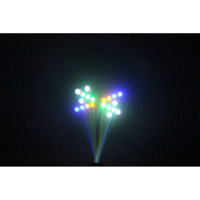 Ibiza Light – Efekt świetlny LED Moonflower RGBAW Ibiza LCM003LED-BL czarny 14