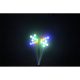 Ibiza Light – Efekt świetlny LED Moonflower RGBAW Ibiza LCM003LED-BL czarny 21