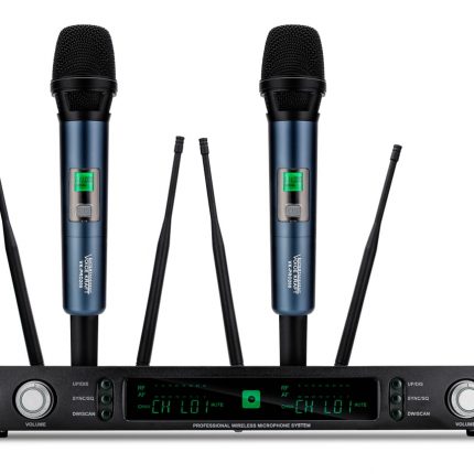 Voice Kraft VK-PRO 200 Zestaw dwóch mikrofonów bezprzewodowych ze stacją odbiorczą