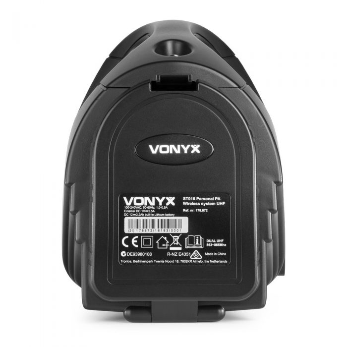 VONYX – Przenośny Głośnik Vonyx ST016 z Bluetooth, MP3 i Mikrofonami – 130W 12