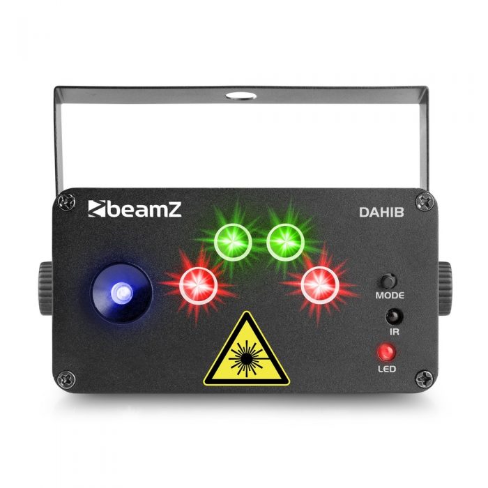 BeamZ – Laser Dahib Double RG Gobo z niebieską diodą LED 10