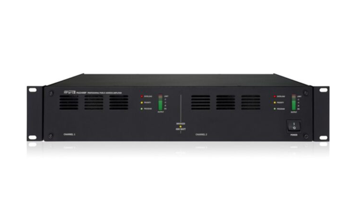 BIAMP - PA2240BP 2-kanałowy wzmacniacz 2x240W / 100V