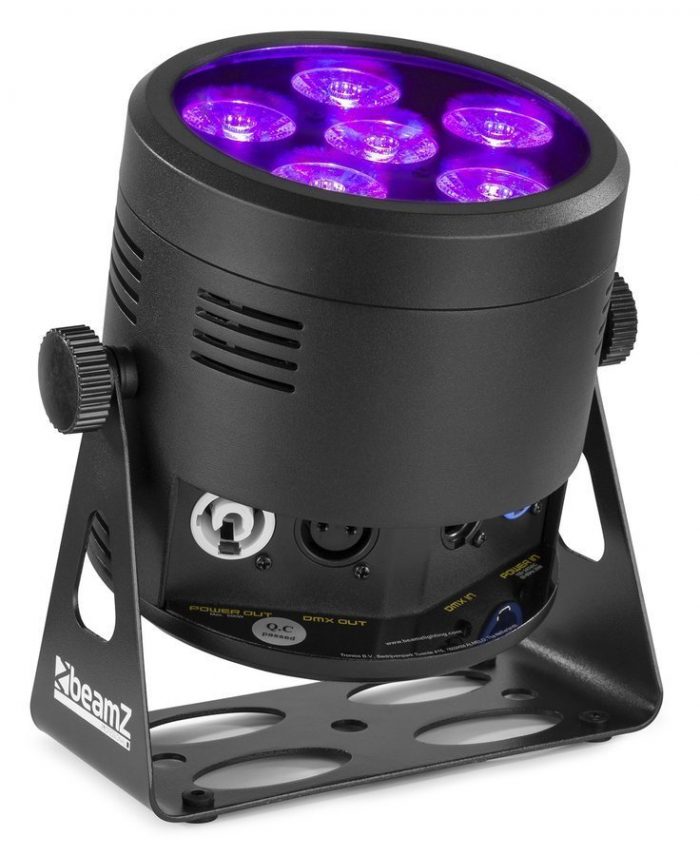 BeamZ – Oświetlacz Bateryjny BBP66  LED Uplight Par 6x6W RGBW 4-w-1 11