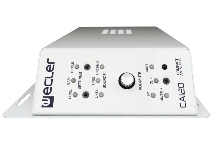 Ecler CA120 – stereofoniczny mikro-wzmacniacz 2x60W 8