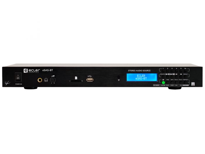 Ecler aSAS-BT – odtwarzacz audio z wyjściem stereo FM/USB/SD 8