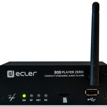 Ecler PLAYER ZERO – kompaktowy odtwarzacz audio z wyjściem stereo