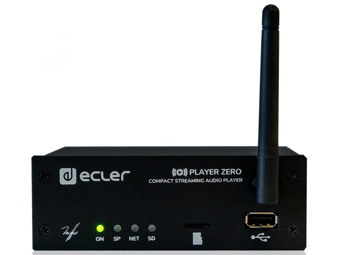 Ecler PLAYER ZERO – kompaktowy odtwarzacz audio z wyjściem stereo 8