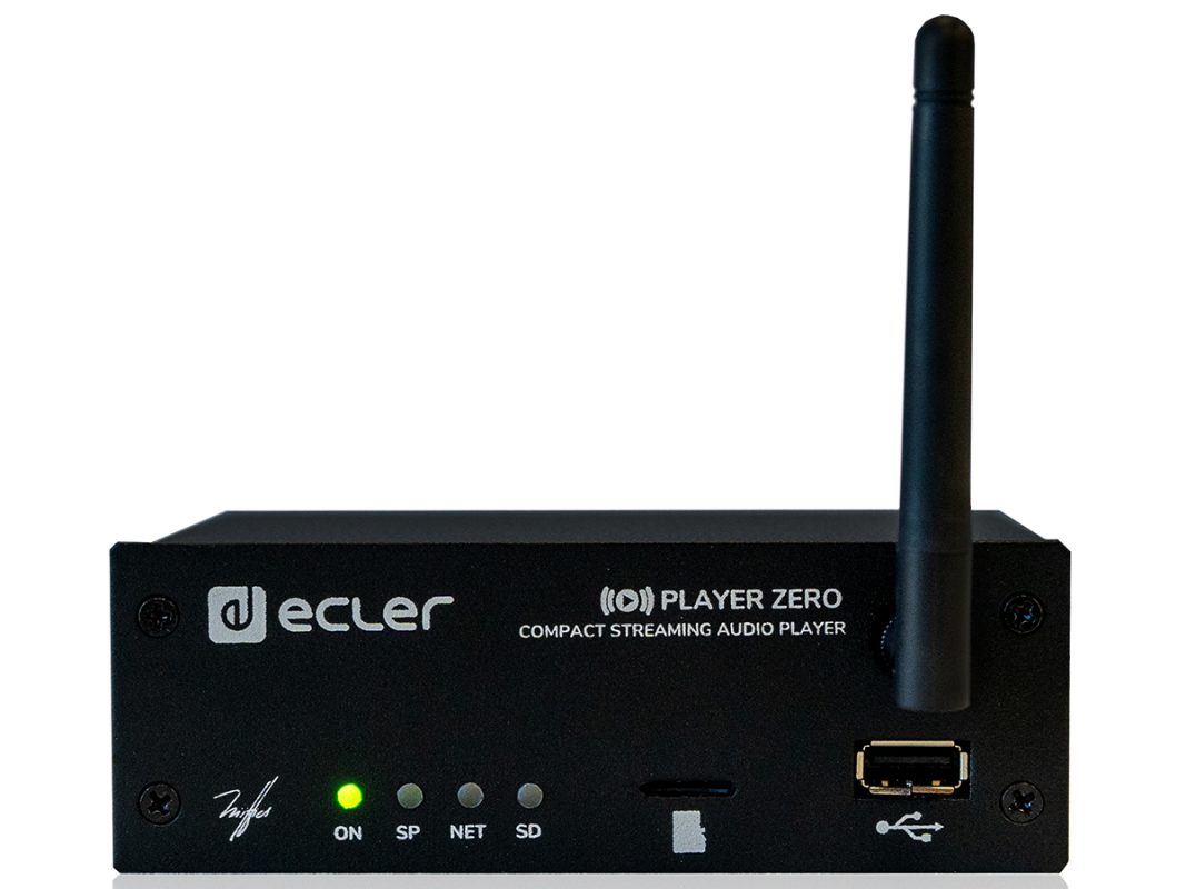 Ecler PLAYER ZERO – kompaktowy odtwarzacz audio z wyjściem stereo 20