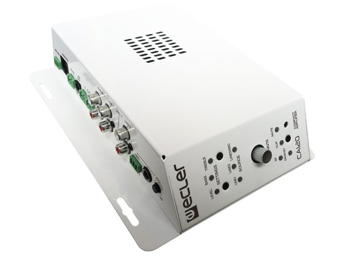 Ecler CA120 – stereofoniczny mikro-wzmacniacz 2x60W 10
