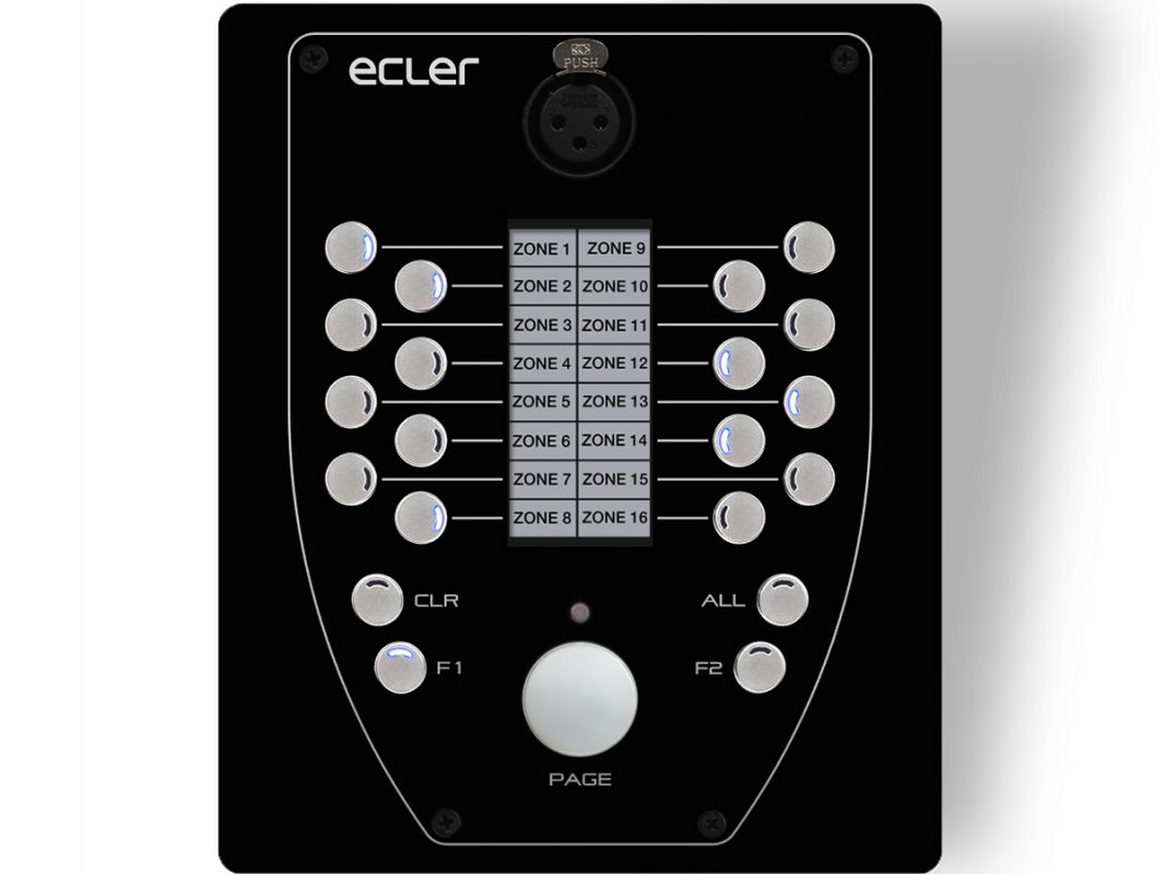 Ecler eMPAGE – cyfrowa stacja przywoławcza z mikrofonem 2