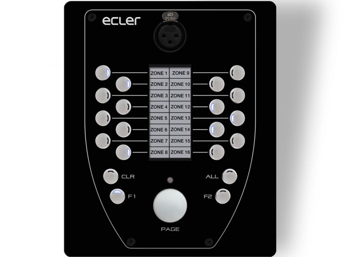 Ecler eMPAGE – cyfrowa stacja przywoławcza z mikrofonem 9