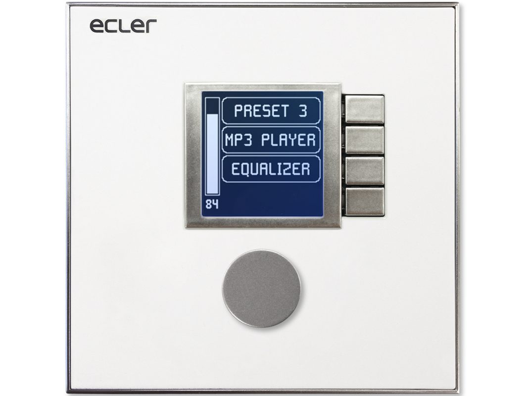 Ecler WPNET4KV – panel ścienny z ekranem LCD 14