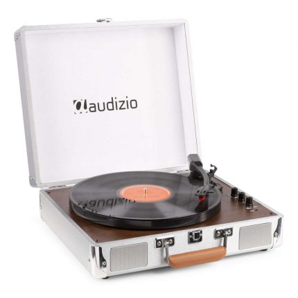 Audizio – Gramofon RP320  HQ w walizce z głośnikami BT konwersja Audizio Aluminium+ winyl gratis 3