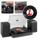 Audizio – Gramofon stereo Audizio RP330 z Bluetooth i głośnikami – 100W – Czarny+ winyl gratis 15