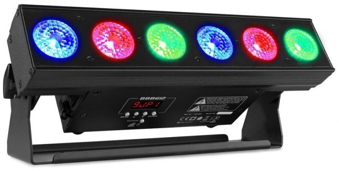 BeamZ – Belka oświetleniowa BBB612  LED Uplight Bar 6x12W RGBAW-UV 6-w-1 DMX 11