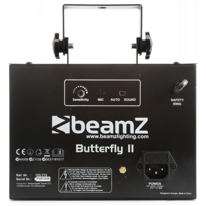 BeamZ – Efekt świetlny Derby 6x 3W LED RGBAWP BeamZ Butterfly II 10