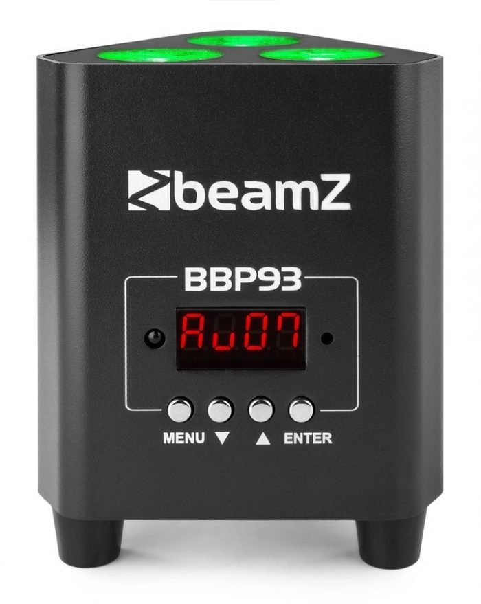 BeamZ – Oświetlacz Bateryjny BBP93 LED Uplight Par 3x10W RGBW 4-w-1 12