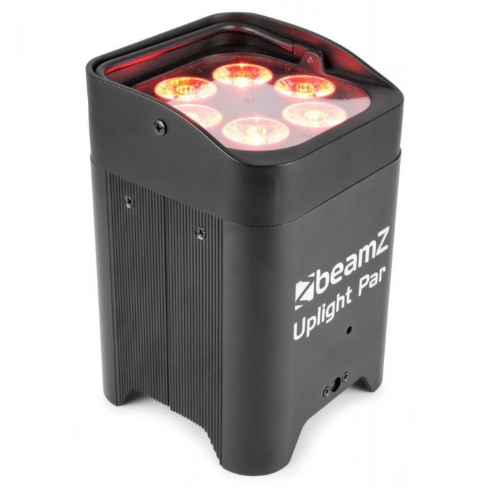 BeamZ – Oświetlacz Bateryjny LED BBP96  Uplight Par 6x12W RGBWA-UV z bezprzewodowym DMX i powiększonym akumulatorem 10