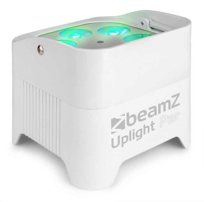 BeamZ – Oświetlacz Bateryjny LED BBP96SW  Uplight Par 6x12W RGBWA-UV z bezprzewodowym DMX – BIAŁY 11